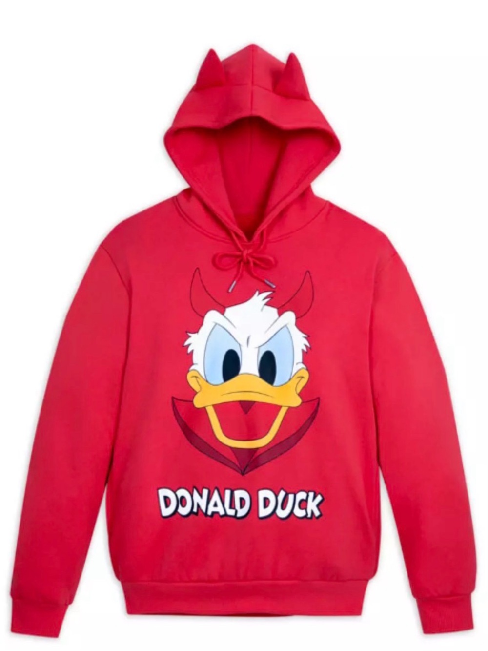 Disney Cakeworthy Donald Duck Horns Hoodie Sweater